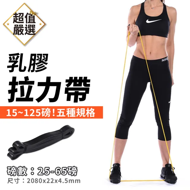 【DREAMCATCHER】健身彈力帶-專業款65磅(拉力帶/彈力帶/拉力繩/阻力帶/健身拉力帶/健身彈力繩)