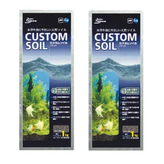 【NISSO 尼索】水草高機能淨水原土 活性底床砂 1KG - 2入(日本原裝 水草 黑土 小顆粒)