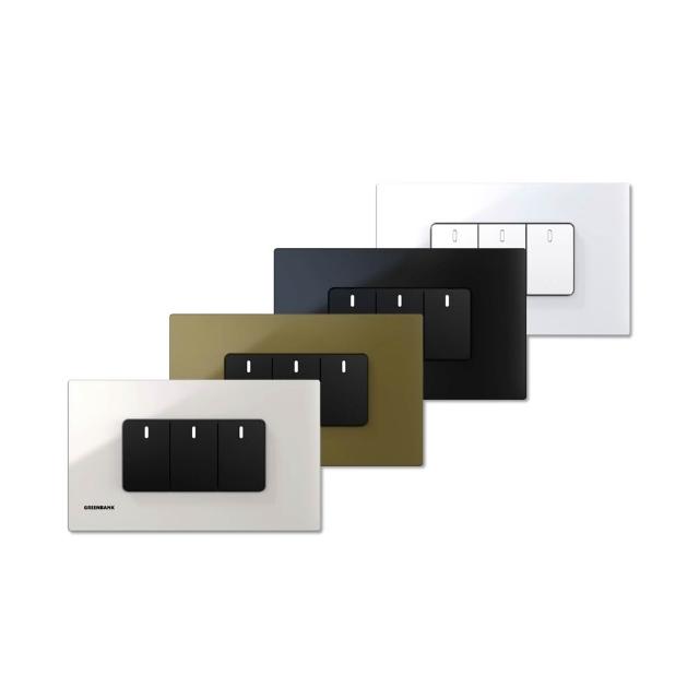 【GREENBANK 綠色銀行】G-Switch P1 無線智能三開關(Apple HomeKit  台灣專用規格 l 支援雙切)