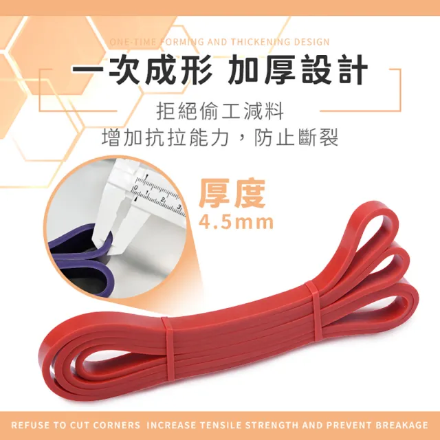 【DREAMCATCHER】健身彈力帶-專業款85磅(拉力帶/彈力帶/拉力繩/阻力帶/健身拉力帶/健身彈力繩)