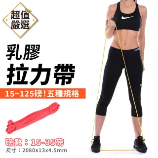 【DREAMCATCHER】健身彈力帶-專業款35磅(拉力帶/彈力帶/拉力繩/阻力帶/健身拉力帶/健身彈力繩)