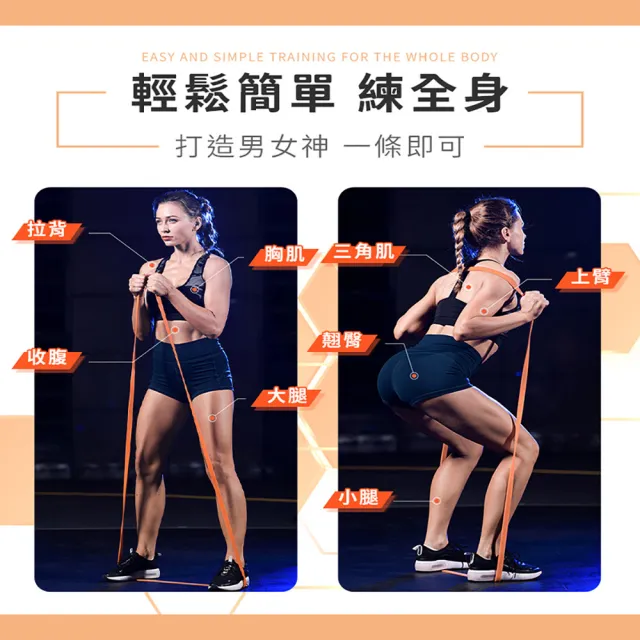 【DREAMCATCHER】健身彈力帶-專業款35磅(拉力帶/彈力帶/拉力繩/阻力帶/健身拉力帶/健身彈力繩)
