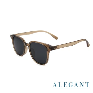 【ALEGANT】都會時尚TR90方框寶麗來偏光墨鏡/UV400太陽眼鏡(設計師台灣品牌/露營用品/方框輕奢穿搭)