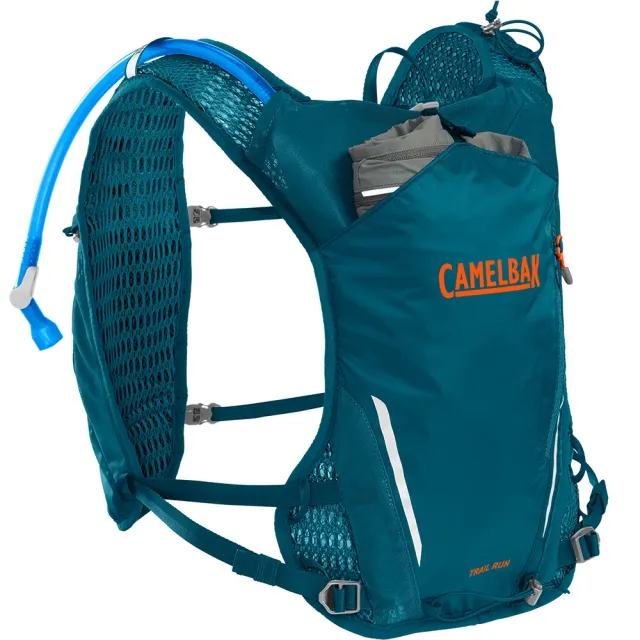 【CAMELBAK】雙11 Trail Run 7 越野水袋背心-附0.5L軟水瓶2個(單車/登山露營/越野跑/跑步/旅行)