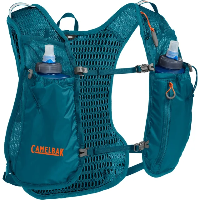 【CAMELBAK】雙11 Trail Run 7 越野水袋背心-附0.5L軟水瓶2個(單車/登山露營/越野跑/跑步/旅行)
