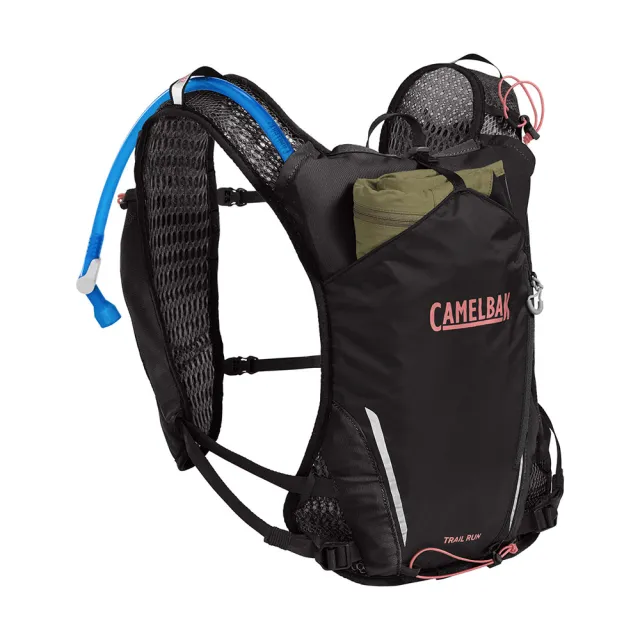 【CAMELBAK】Trail Run 7 越野水袋背心-附0.5L軟水瓶2個(單車/登山露營/越野跑/跑步/旅行)