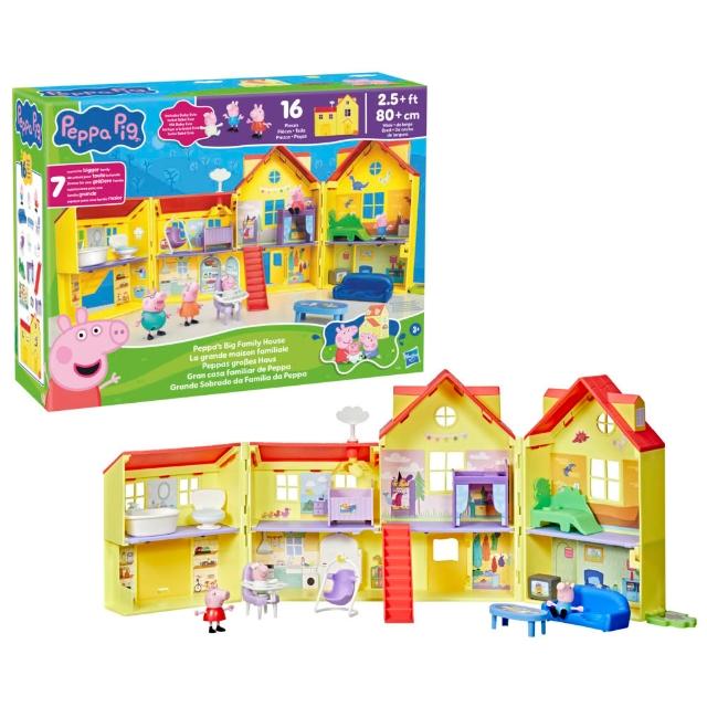 【Peppa Pig 粉紅豬】學前玩具系列(佩佩家大房屋遊戲組)