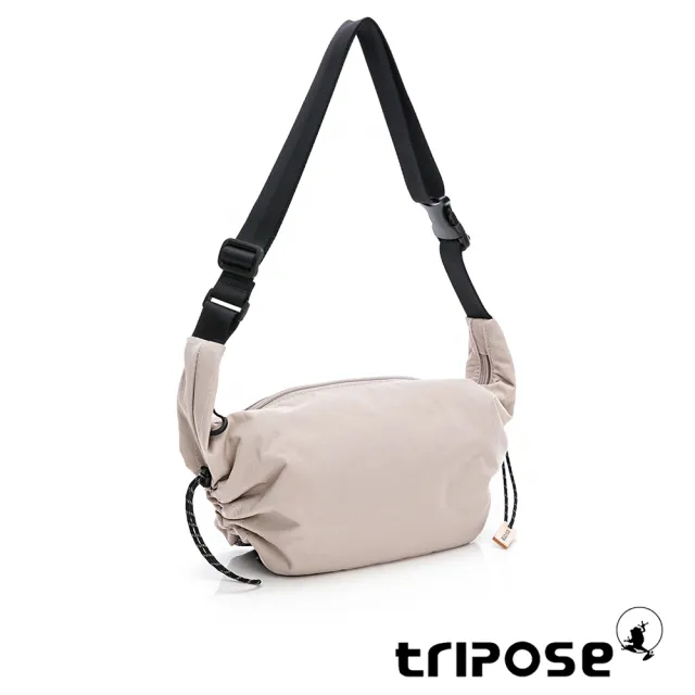 【tripose】MOVE微皺尼龍輕量抽繩斜背包-小(多色/2025新色上市)