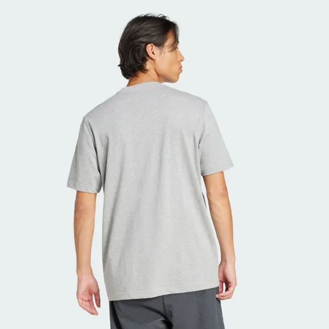 【adidas 愛迪達】Outl Tref Tee 男 T恤 運動上衣 休閒短袖 灰 亞版(JP1087)