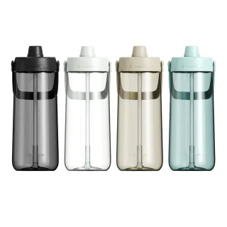 【LocknLock 樂扣樂扣】超值二入組 官方直營 大容量Tritan手提水壺 2L(四色任選/附吸管/運動水壺/Tritan)