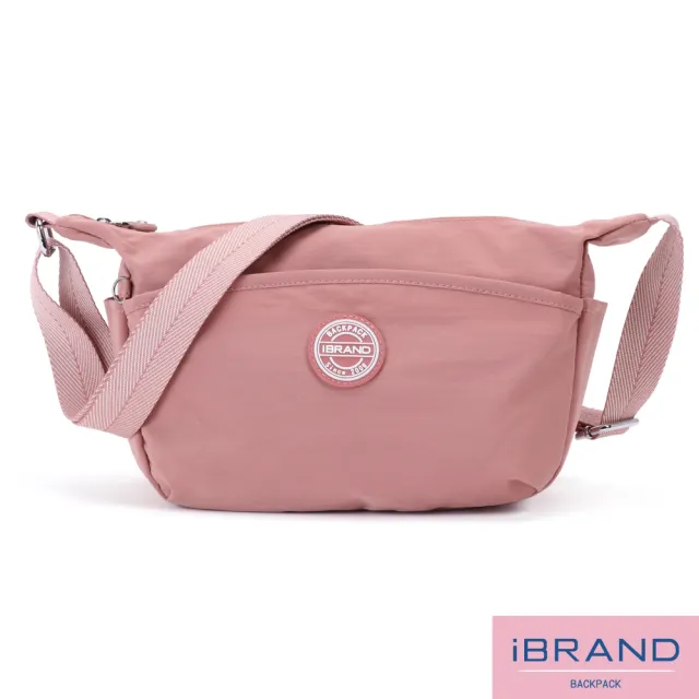【iBrand】百搭實用多收納側斜背包/肩背包/防潑水尼龍(防水包 多款多色任選)