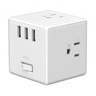【小米】米家魔方延長線(四面供電/USB充孔/3插座/獨立開關)