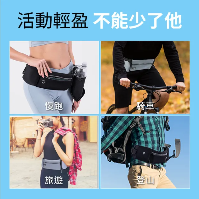 【智殿】運動腰包 多功能腰包 運動跑步腰包 休閒胸包 側背包 旅行斜背包(輕便腰包 單肩包 165-SP110)