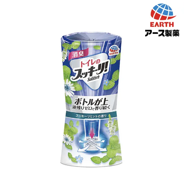 【EARTH 地球製藥】日本興家安速 浴廁芳香除臭劑 400ml(多款任選/平行輸入)