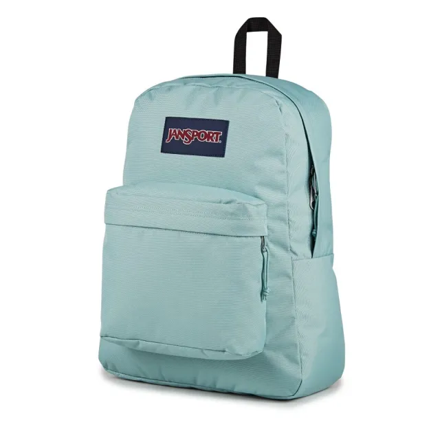 【JANSPORT】雙11 SUPERBREAK PLUS 經典背包 - 淡雅綠(JS0A4QUELA8)