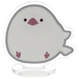 【NITORI 宜得利家居】壓克力立牌 DH 文鳥(DECO HOME 壓克力立牌 壓克力 文鳥)