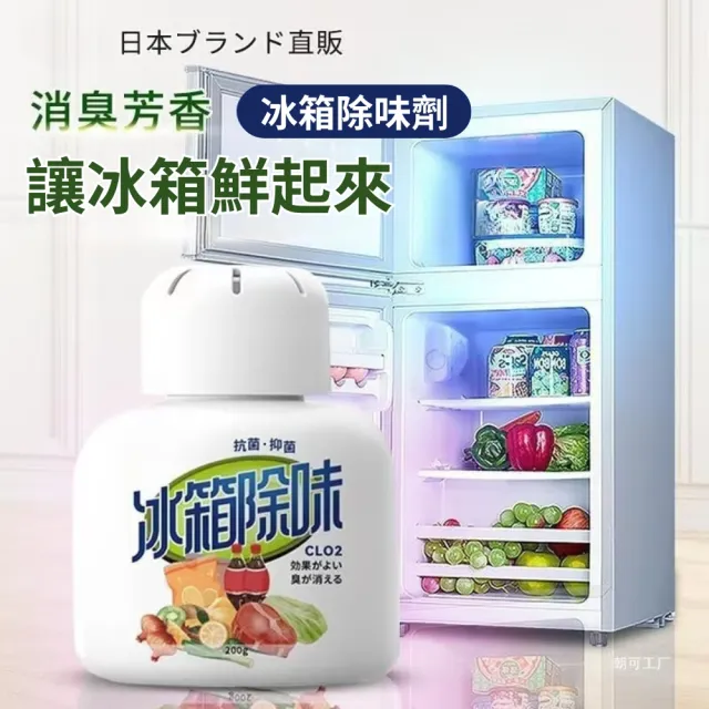 【潔淨專家】TAIDIKESI冰箱除味劑 200g-3入組(冰箱 櫥櫃 除臭)