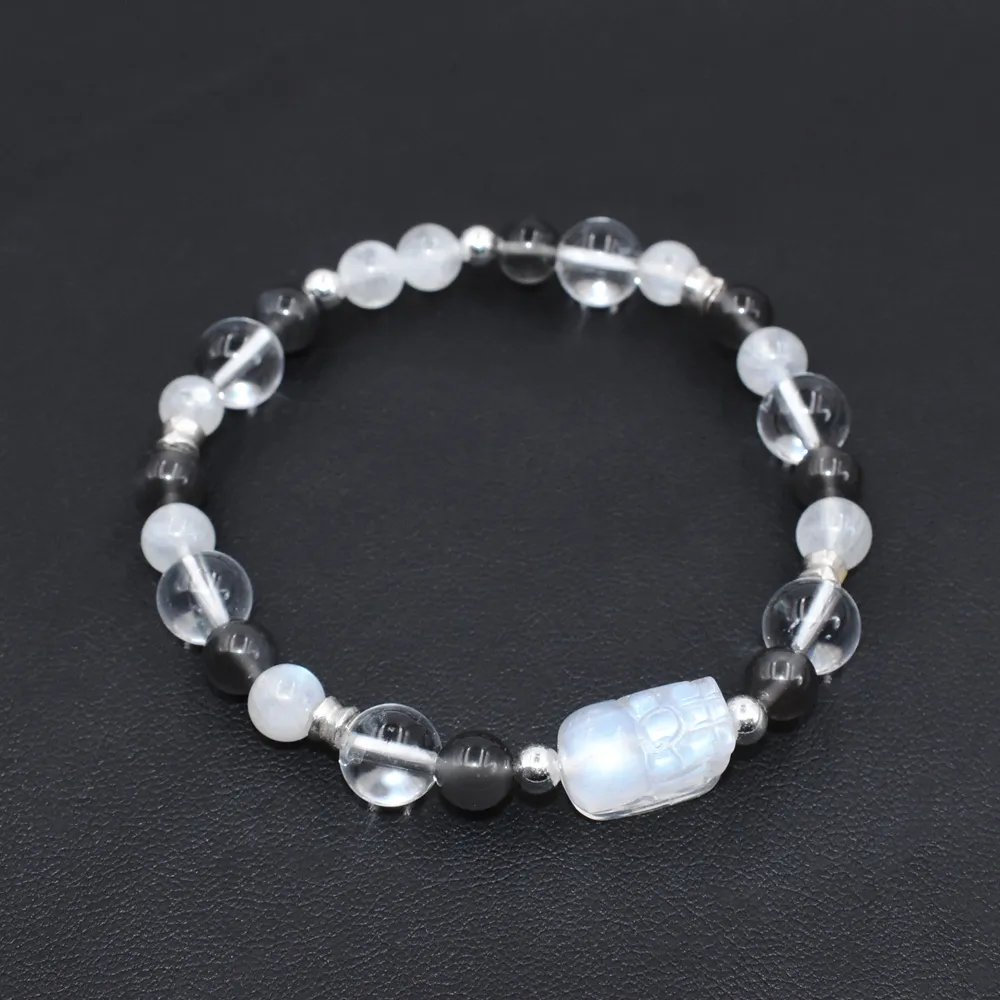 【鑫運來】◎月光石貔貅手鍊