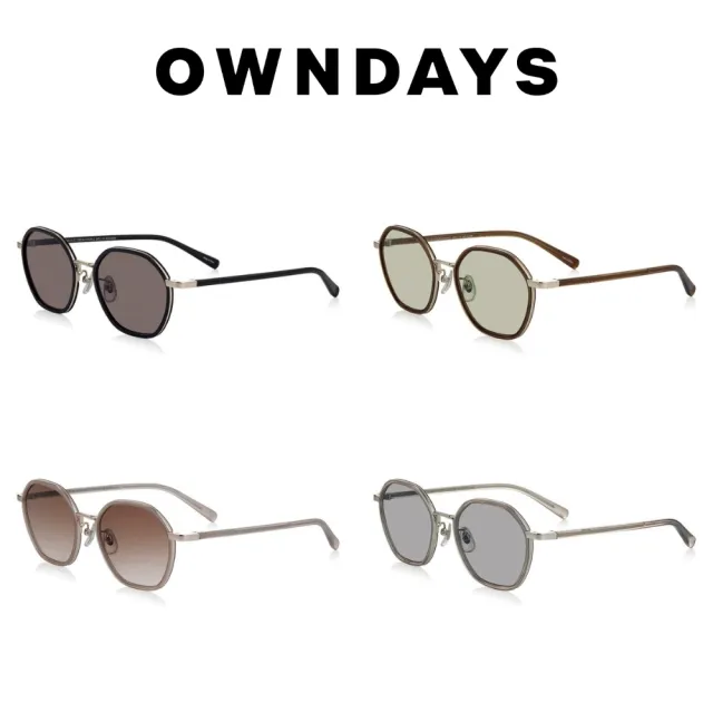 【OWNDAYS】SUN系列百搭太陽眼鏡(SUN1084G-5S)