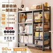 【Ashley House】90面寬-大型多功能收納層架-帶輪(鐵架 收納架 廚房架 臥室架 浴室架 陽台架)