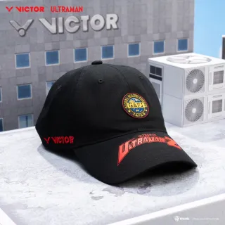 【VICTOR 勝利體育】VICTOR｜超人力霸王 聯名運動帽(VC511 UTM C 黑)
