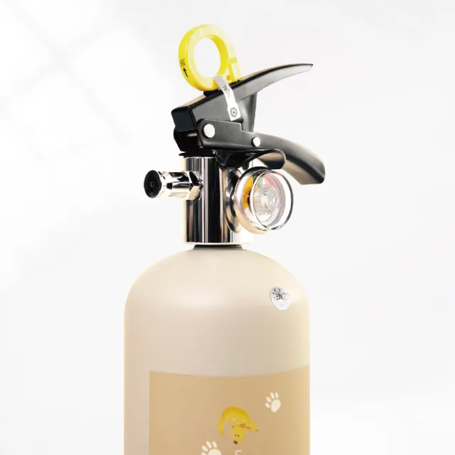 【正德防火】奶茶犬 家用中性強化液滅火器1L(台灣之心聯名款)