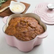 【Le Creuset】琺瑯鑄鐵鍋山茶花鍋20cm(甜心粉/海岸藍/棉花白/含羞草黃/錦葵紫 5色選1)