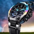 【CASIO 卡西歐】G-SHOCK MT-G 碳纖維 暴風追風者 彩色圈太陽能藍芽手錶 畢業禮物(MTG-B2000YST-1A)