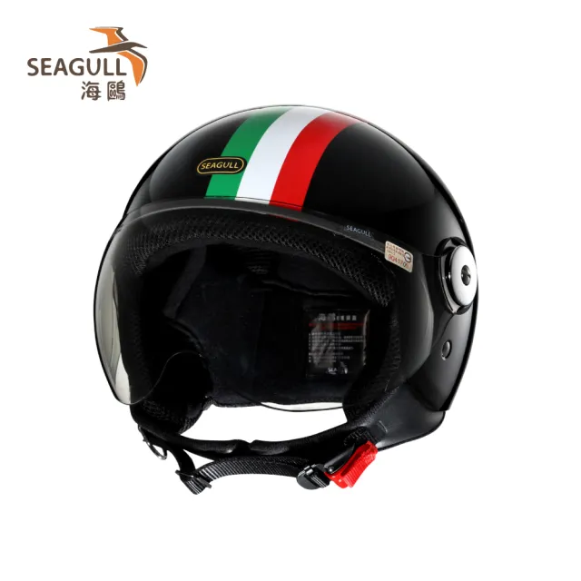 【SEAGULL 海鷗】TW-781Ｍ條紋安全帽(半罩安全帽/多色挑選)