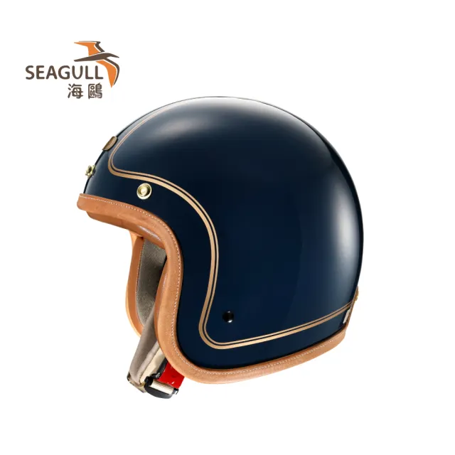 【SEAGULL 海鷗】TW-786職人條紋安全帽(3/4安全帽/多色挑選)