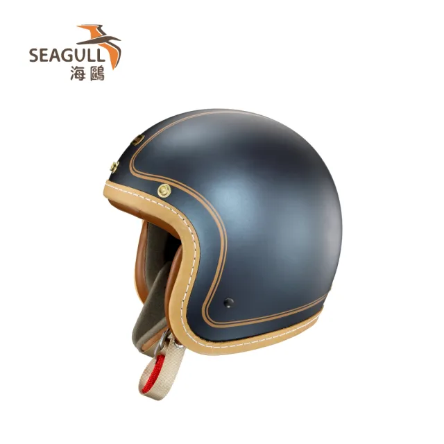 【SEAGULL 海鷗】TW-786究極職人條紋安全帽(3/4安全帽/多色挑選)