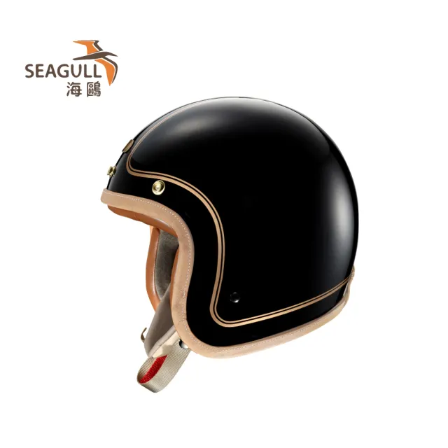 【SEAGULL 海鷗】TW-786究極職人條紋安全帽(3/4安全帽/多色挑選)
