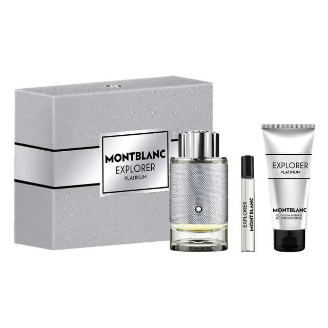 【MONTBLANC 萬寶龍】極限探尋淡香精禮盒(淡香精100ml+7.5ml+沐浴精100ml.專櫃公司貨)