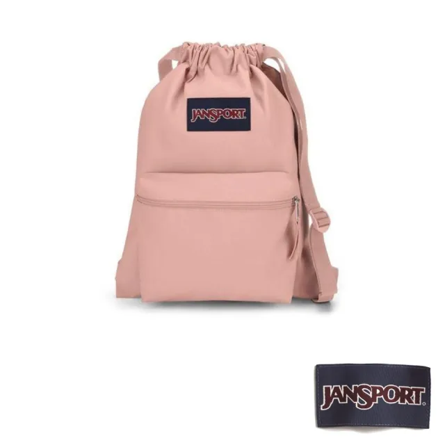【JANSPORT】DRAW SACK 束口袋背包 玫瑰粉(JS0A83LQ7N8)