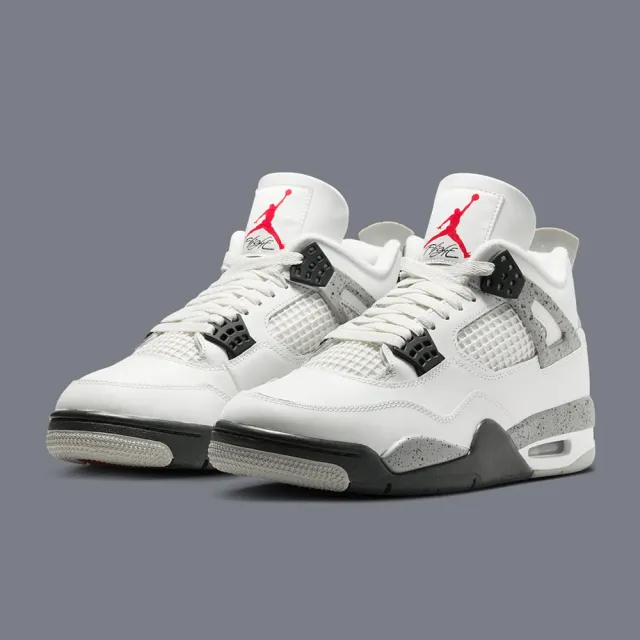 【NIKE 耐吉】籃球鞋 Air Jordan 4 OG White Cement 白水泥 2025經典回歸 男鞋 FV5029-100