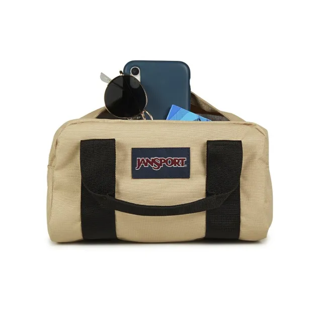 【JANSPORT】雙11 WEEKENDER MINI DUFFEL 旅行迷你手提袋 米灰石(JS0A85VG7R5)