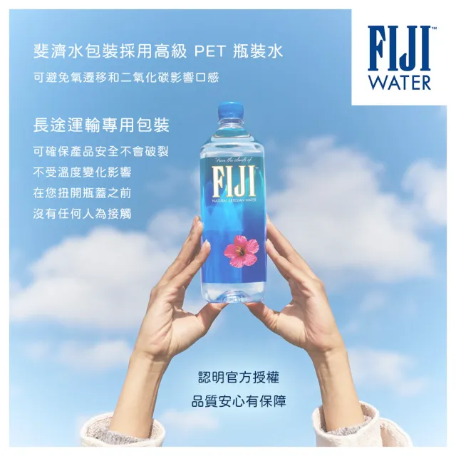 【FIJI斐濟】天然深層礦泉水(1000ml x 12瓶【官方直營】)