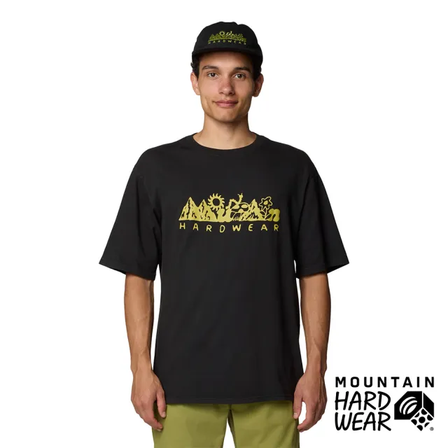 【Mountain Hardwear】MHW Sun Stash Collab Short Sleeve 蘑菇花朵厚磅棉短袖T恤 隱蹤灰 男款 #2122151