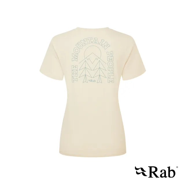 【RAB】Tuku Cirque Tee 有機棉短袖T恤 女款 米色 #QCC18