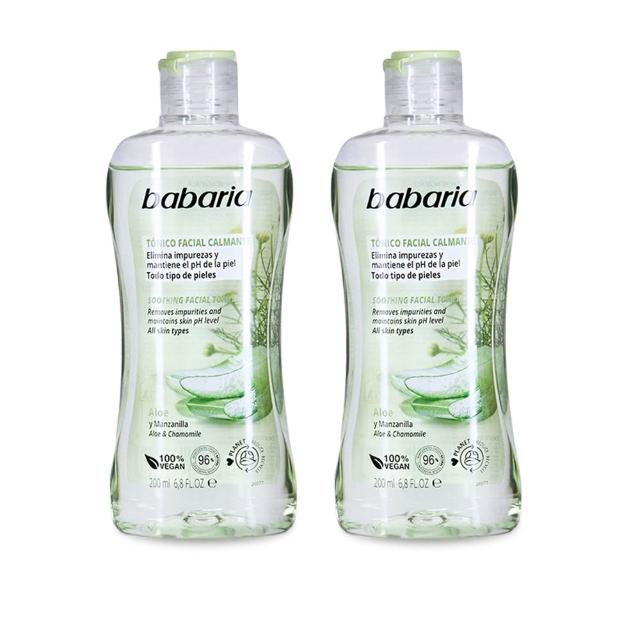 【Babaria】買1送1洋甘菊蘆薈舒緩嫩膚化妝水200ml(總代理公司貨)