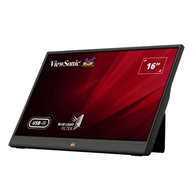 ViewSonic 優派 VA1655-3 是一款 15.6 吋 Full HD IPS 行動顯示器,提供 1920x1080 高解析度與廣視角體驗。支援 USB-C 單線傳輸影像與電源,僅重 0.8 公斤,輕便易攜。內建雙立體聲喇叭與防眩光塗層,減少眼睛疲勞,輕鬆連線筆電、手機,打造多螢幕工作環境,提升生產力與視覺享受。理想的 USB-C 行動顯示器,輕鬆擴充數位生活! ViewSonic 優派 VA1655-3 15.6 吋 Full HD IPS 行動顯示器