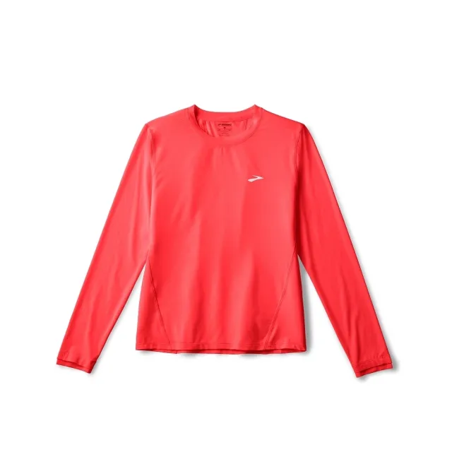 【BROOKS】女 Sprint Free 長袖上衣 3.0_橘(221711698)