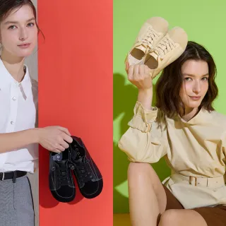 韓國製e.c.o.e超柔軟手工羊皮適走鞋