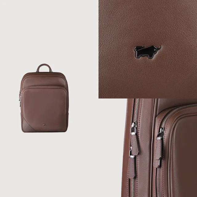 【BRAUN BUFFEL 德國小金牛】加利恩-A 後背包-培土棕(BF561-73-POS) 男包送禮推薦