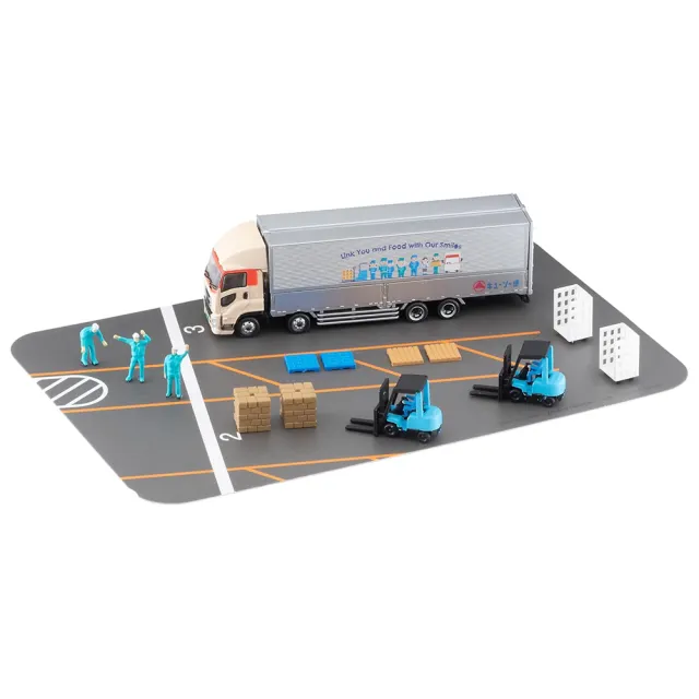 【TOMICA】TOMYTEC Truck Logistics Site WING VAN D K.R.S. Corporation(模型車)