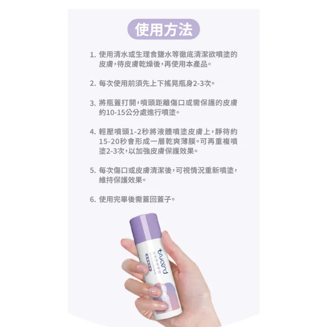 【TAICEND 泰陞】皮膚保護噴霧 100ml/盒(隔離防護)