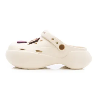 【GOODYEAR 固特異】輕便厚底洞洞鞋/女鞋 厚底 輕盈 奶茶(GAWP52731)