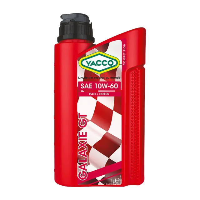【YACCO】法國原裝YACCO GALAXIE GT 10W60 PAO/ESTERS 100%全合成賽車級機油 1L(台灣總代理公司貨)
