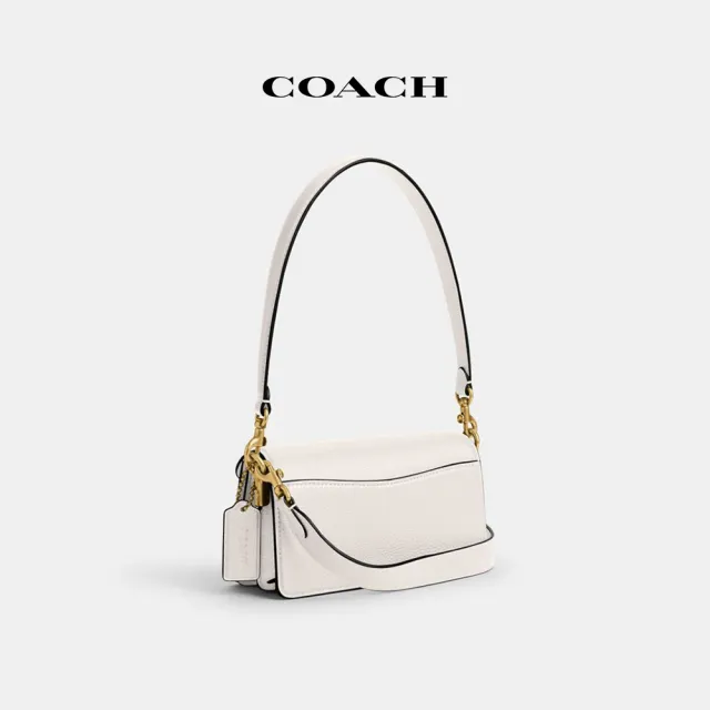 【COACH】蔻馳官方直營 TABBY 20 單肩手袋 單肩包 肩背包-B4/粉筆白色(CY201)