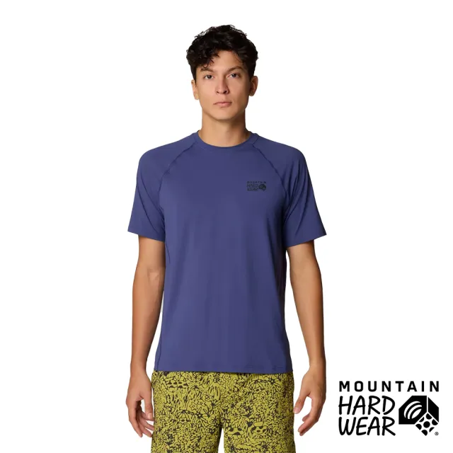 【Mountain Hardwear】Crater Lake Short Sleeve Crew Men 防曬短袖排汗衣 男款 藍金石 #1982431